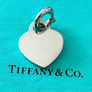 Tiffany and Co. Sterling Silver Heart Tag Charm